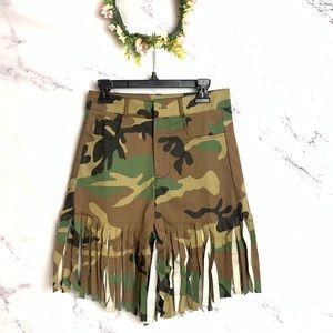Camouflage shorts